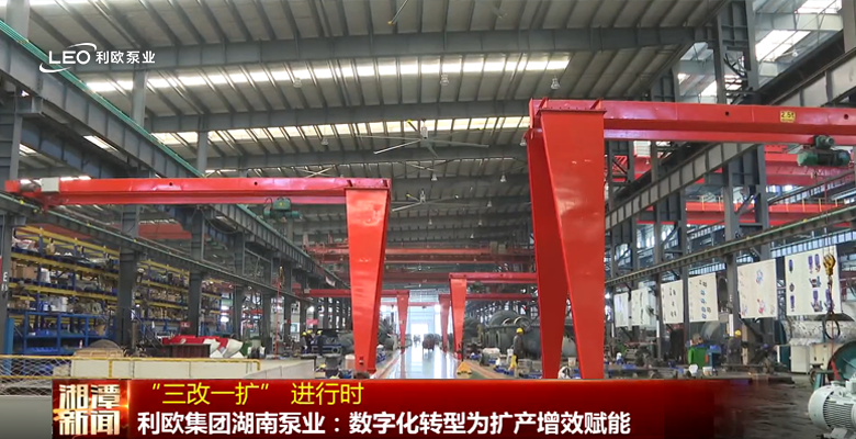 湖南日?qǐng)?bào)新媒體報(bào)道：利歐泵業(yè)湖南基地，新質(zhì)生產(chǎn)力再添新動(dòng)力